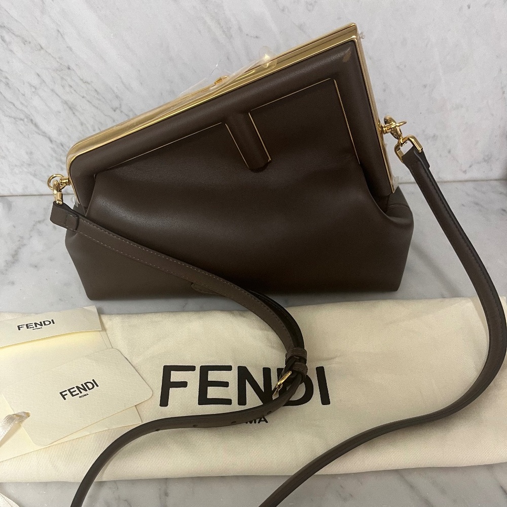 Fendi First Bag Leather Midi - NWT